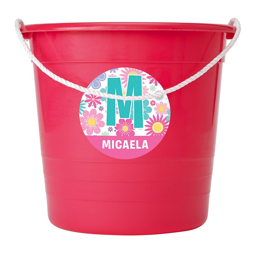 Adorable Pattern Personalized Sand Pail