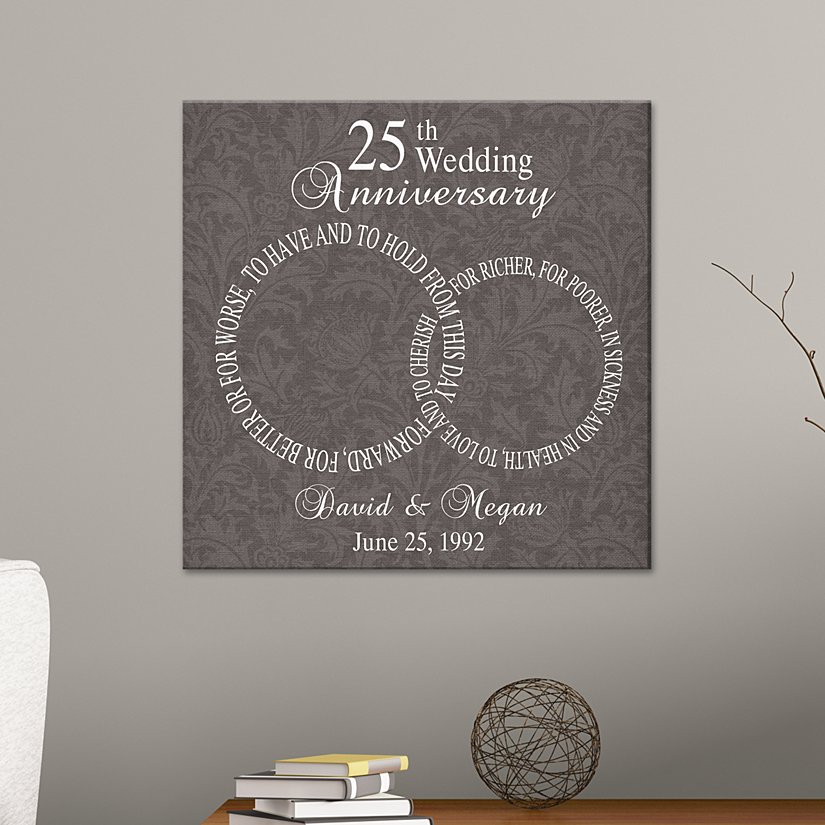 TwinkleBright® LED Love Circles Personalized Anniversary Canvas 3 TwinkleBright® LED Love Circles Personalized Anniversary Canvas