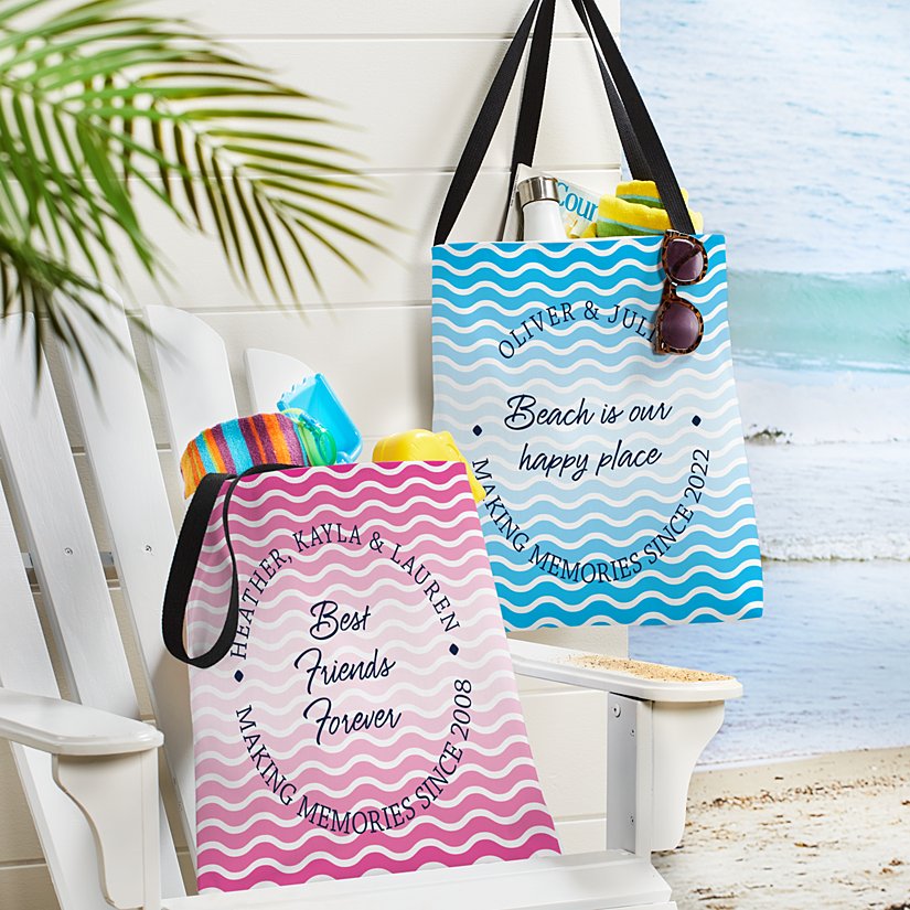 Cherished Memories Personalized Tote Bag