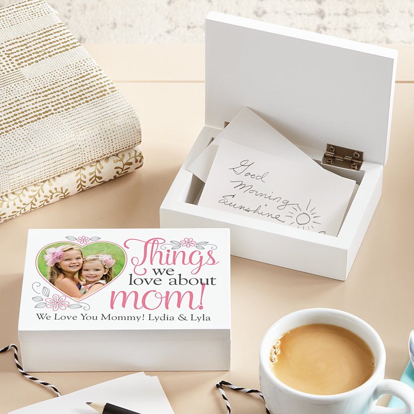 Cherished Memories Personalized Photo Keepsake Box