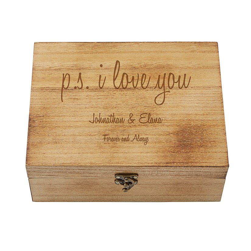 Love Note Personalized Keepsake Box