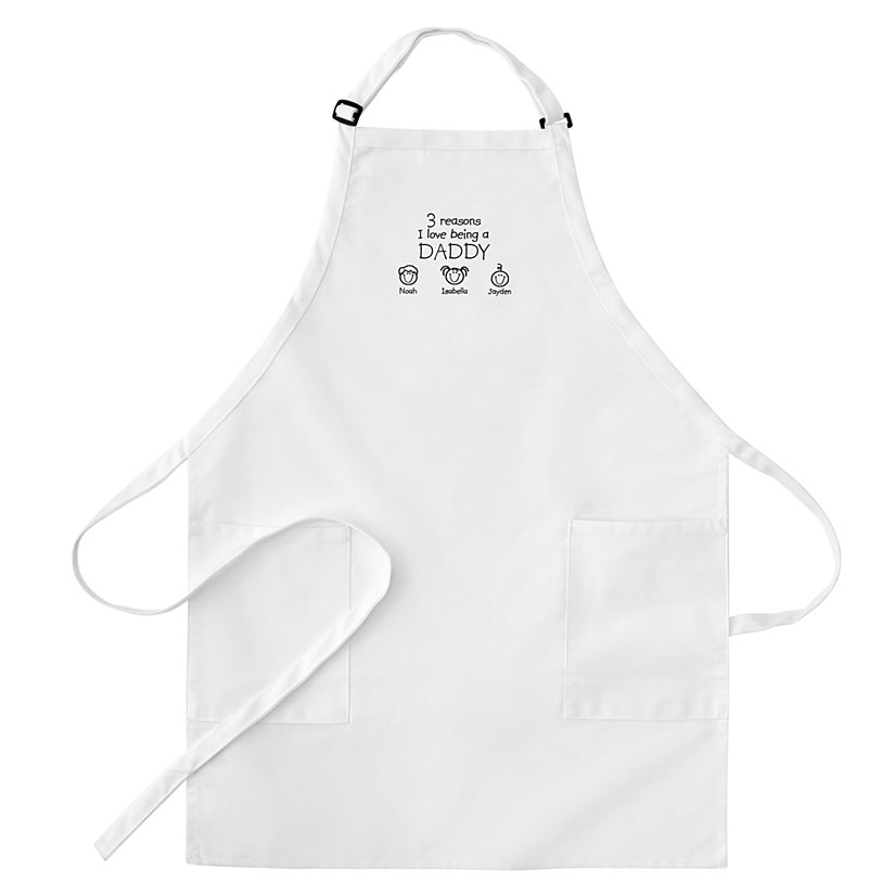 All The Reasons Personalized Chef's Apron 3 All The Reasons Personalized Chef's Apron