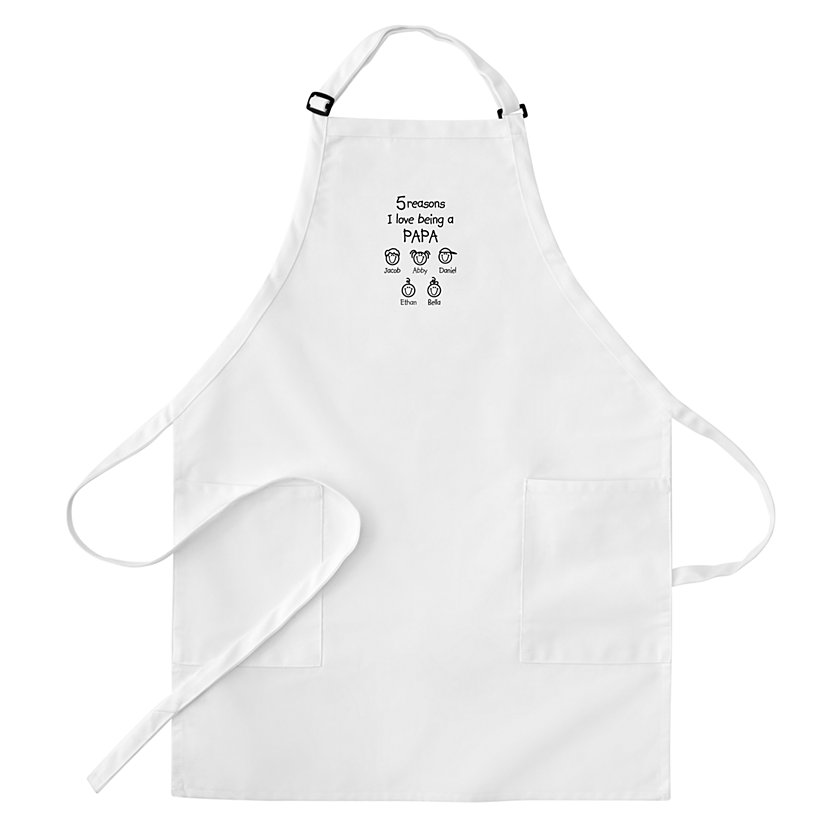 All The Reasons Personalized Chef's Apron 4 All The Reasons Personalized Chef's Apron