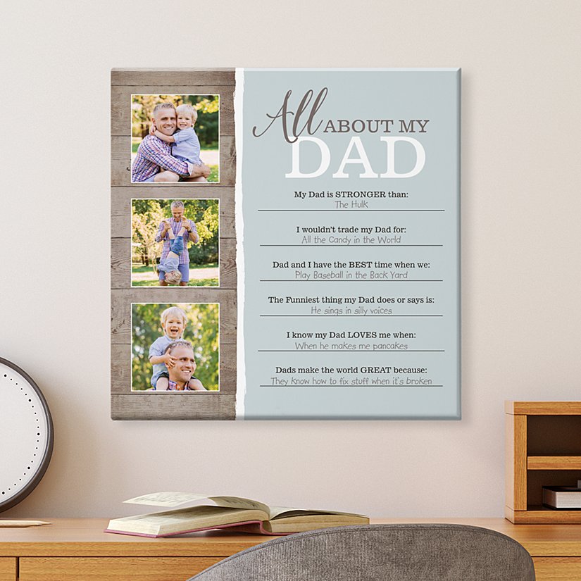 All About Them Custom Photo Canvas