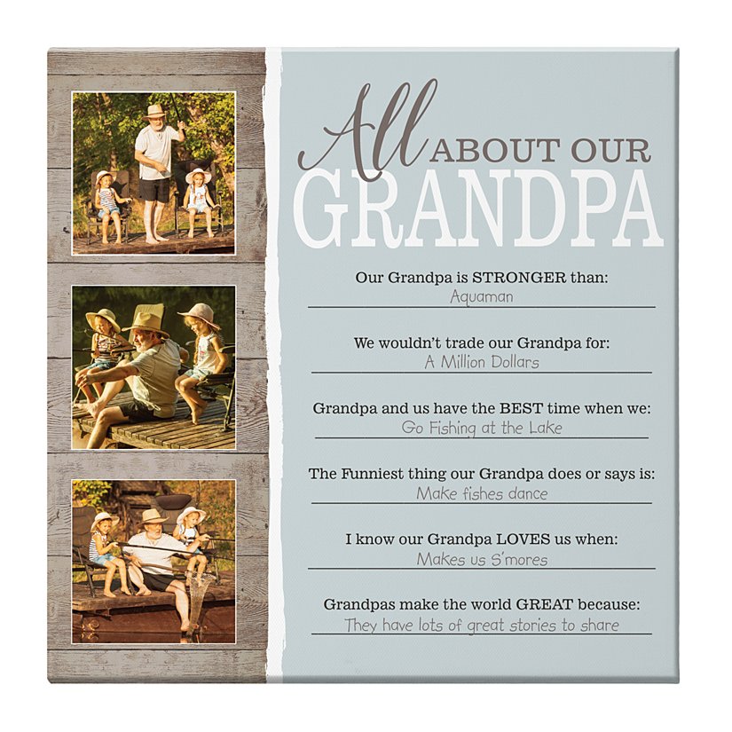 All About Them Custom Photo Canvas