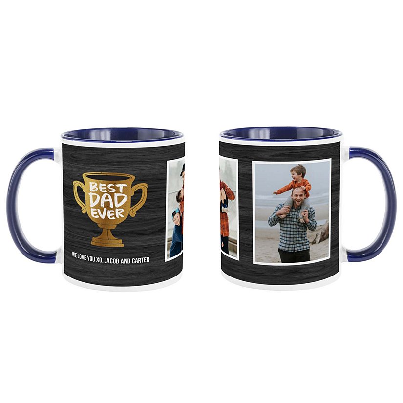 Top Dad Personalized Photo Mug
