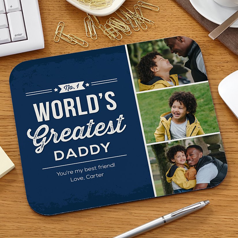 #1 Photo Message Custom Mouse Pad