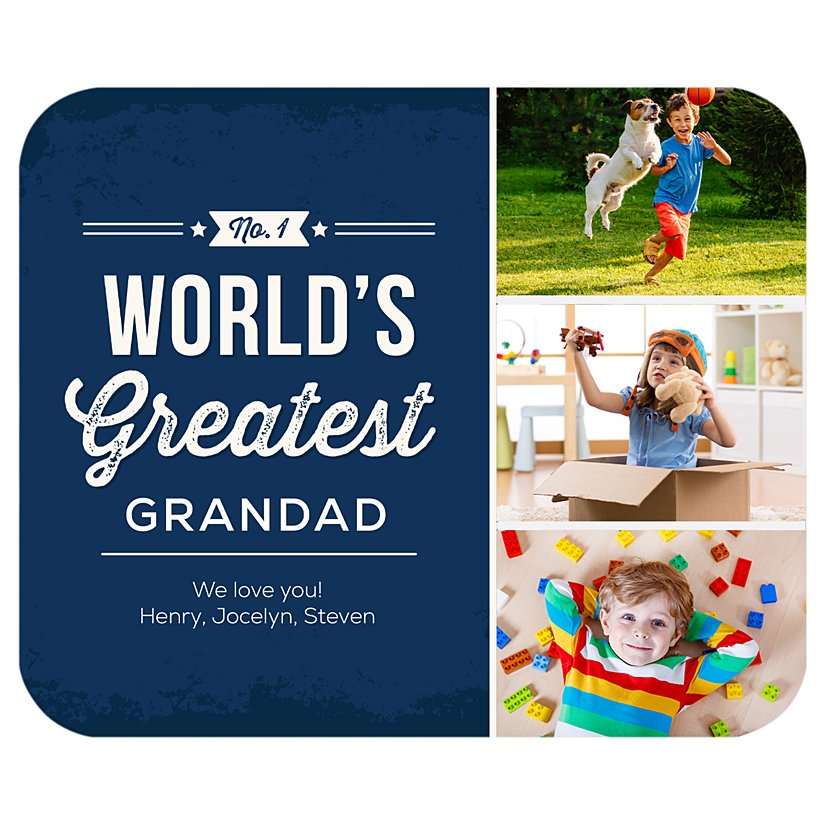 #1 Photo Message Custom Mouse Pad