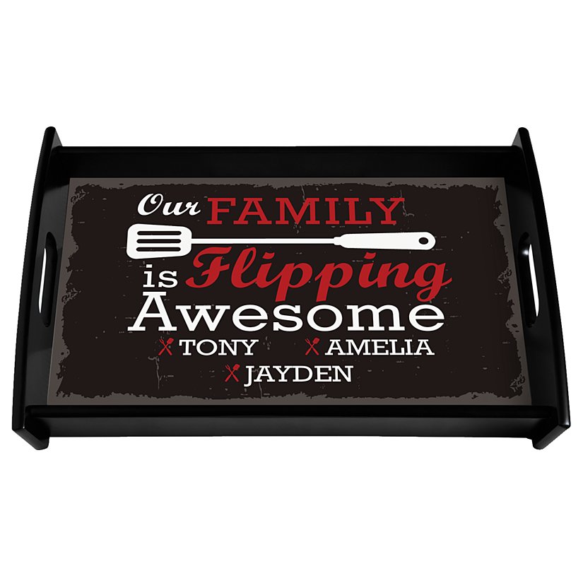 Amazing BBQ Customized Wood Tray