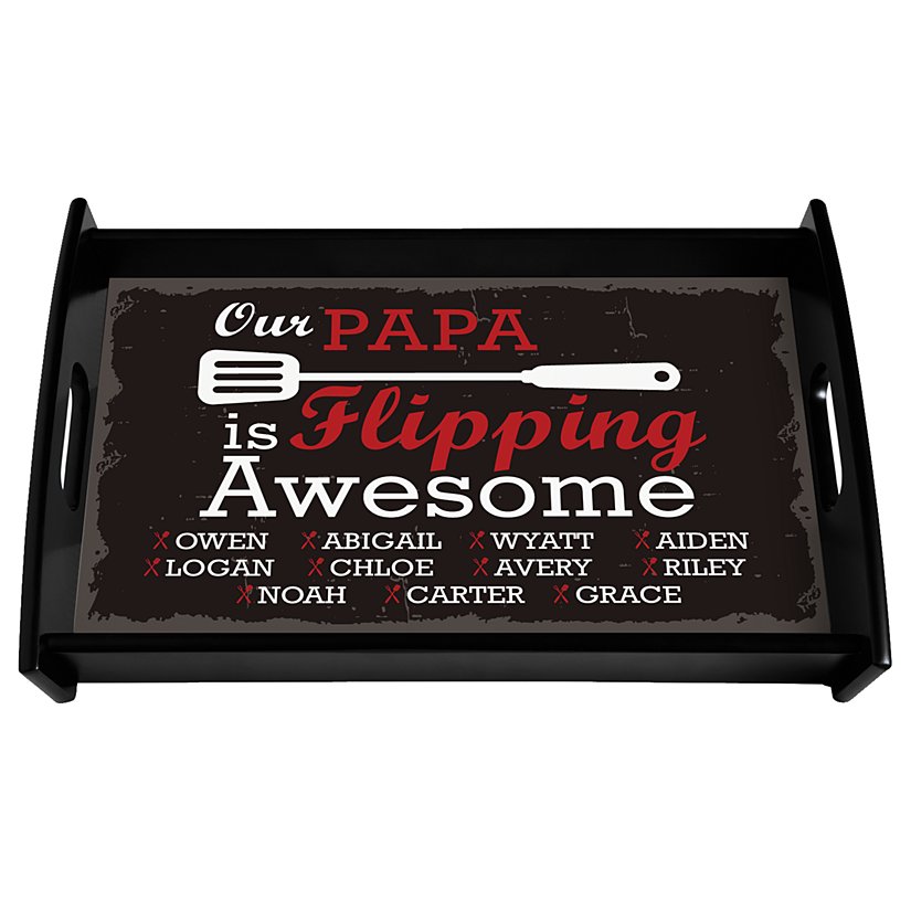Amazing BBQ Customized Wood Tray