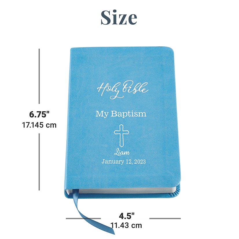 Baby's Personalized Baptismal Bible 7 Baby's Personalized Baptismal Bible