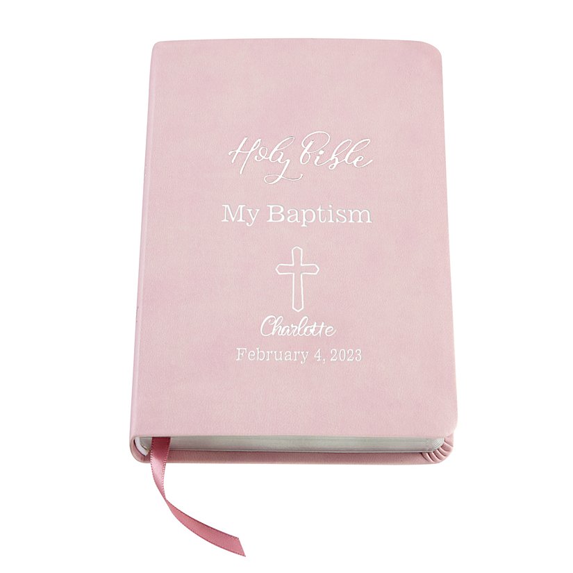Baby's Personalized Baptismal Bible 9 Baby's Personalized Baptismal Bible