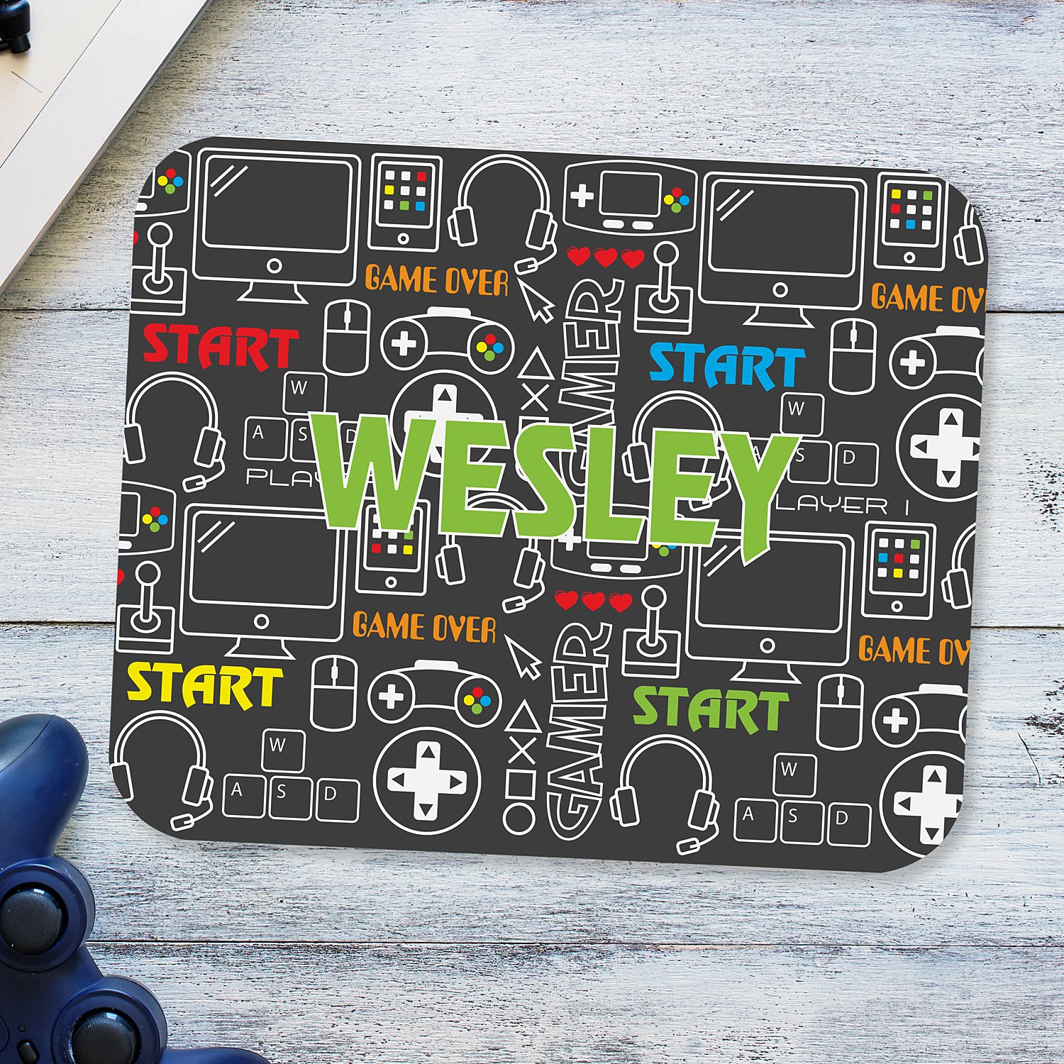 Supreme Gamer Personalized Mouse Pad