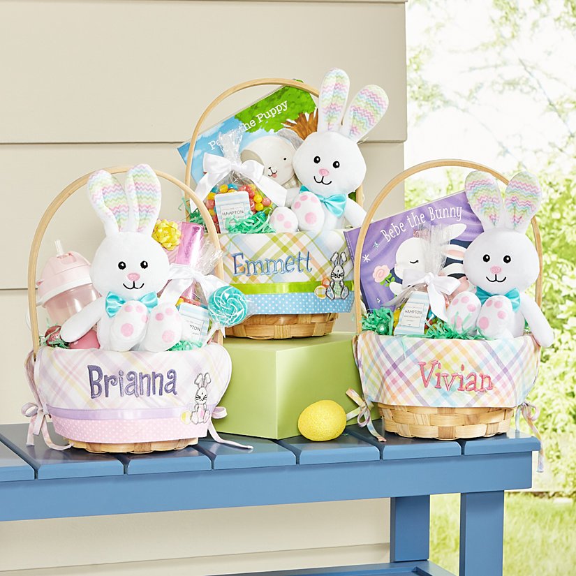 8" Customizable Personalized Easter Basket