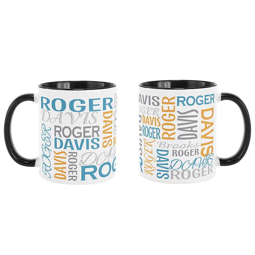 Personalized Name Signature Mug 3 Personalized Name Signature Mug