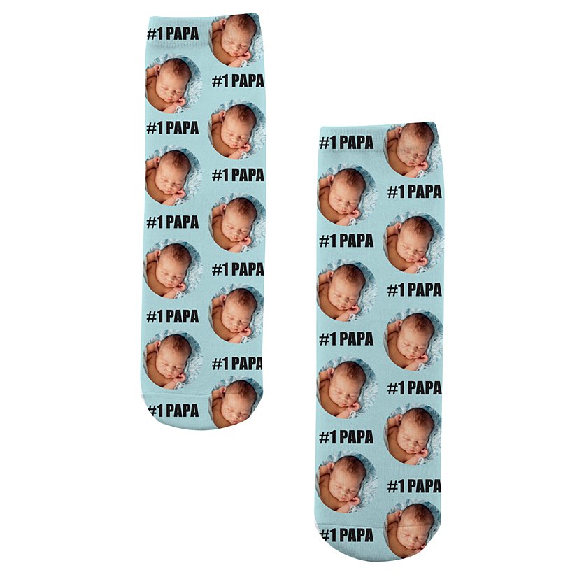 #1 Picture Message Personalized Socks