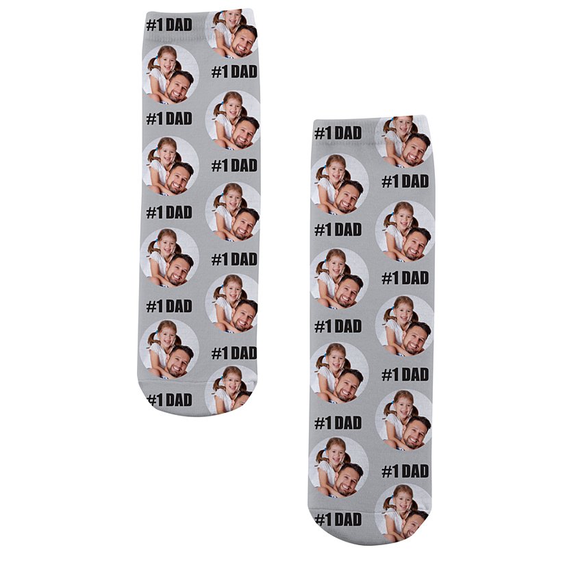 #1 Picture Message Personalized Socks