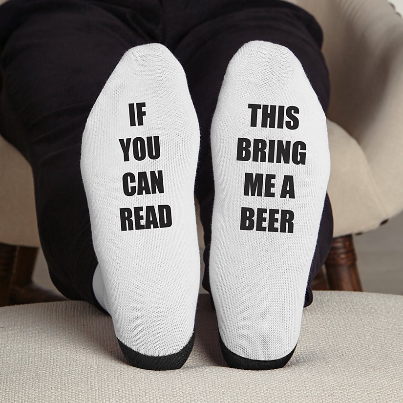 Unique Message Personalized Socks