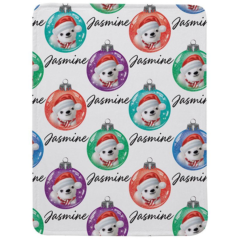 Animal Club International™  All Over Print Ornament Pattern Blanket
