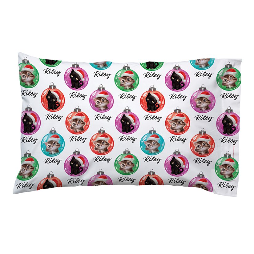 Animal Club International™  All Over Print Ornament Pattern Pillowcase
