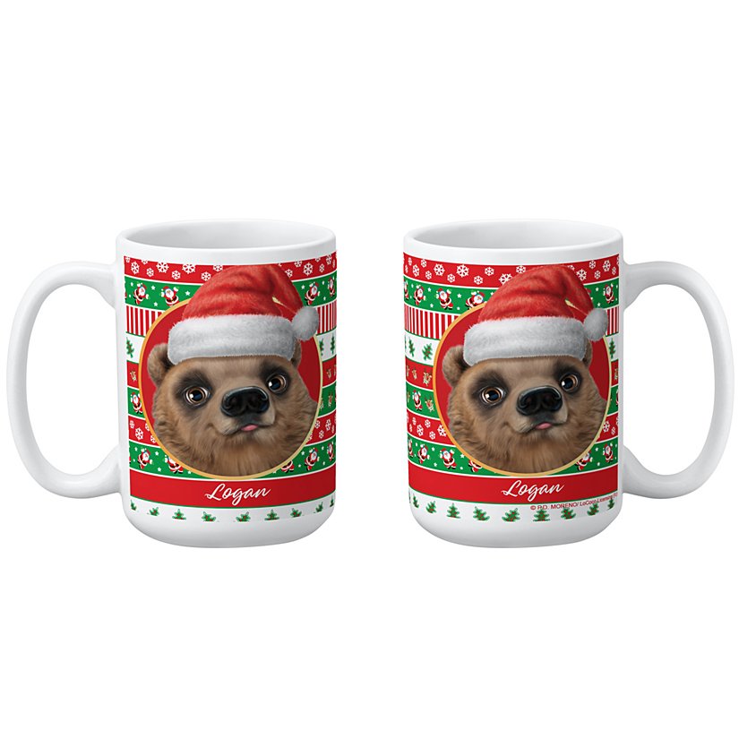 Animal Club International™ Christmas Pattern Baby Animal Mug