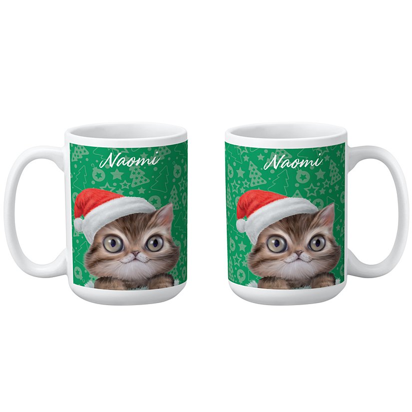 Animal Club International™ Santa Hat Baby Animals Mug