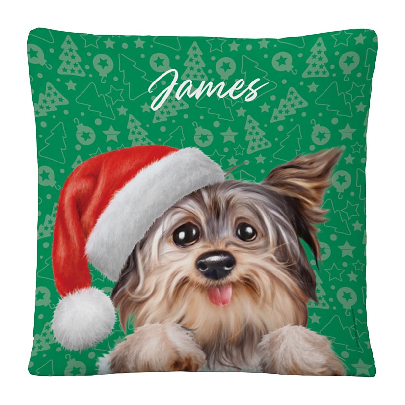 Animal Club International™ Santa Hat Baby Animals Throw Pillow