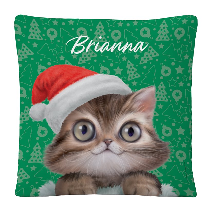 Animal Club International™ Santa Hat Baby Animals Throw Pillow
