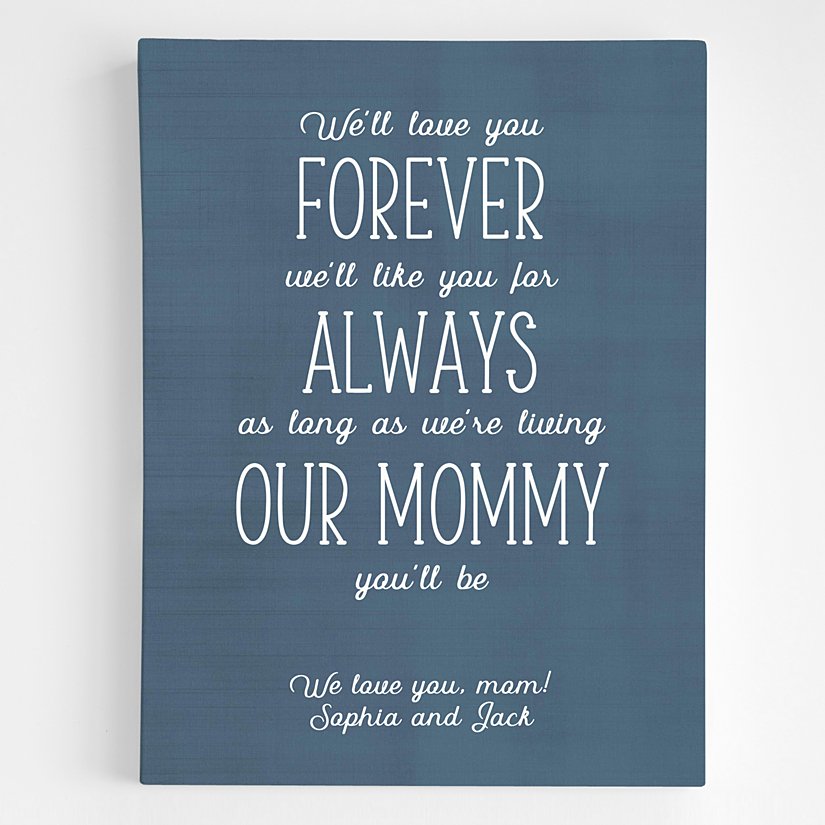 Mother's Love Personalized Canvas Art