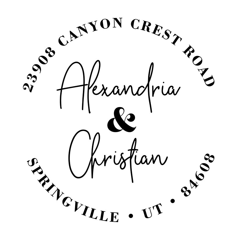 An Elegant Union Self-Inking Stamp