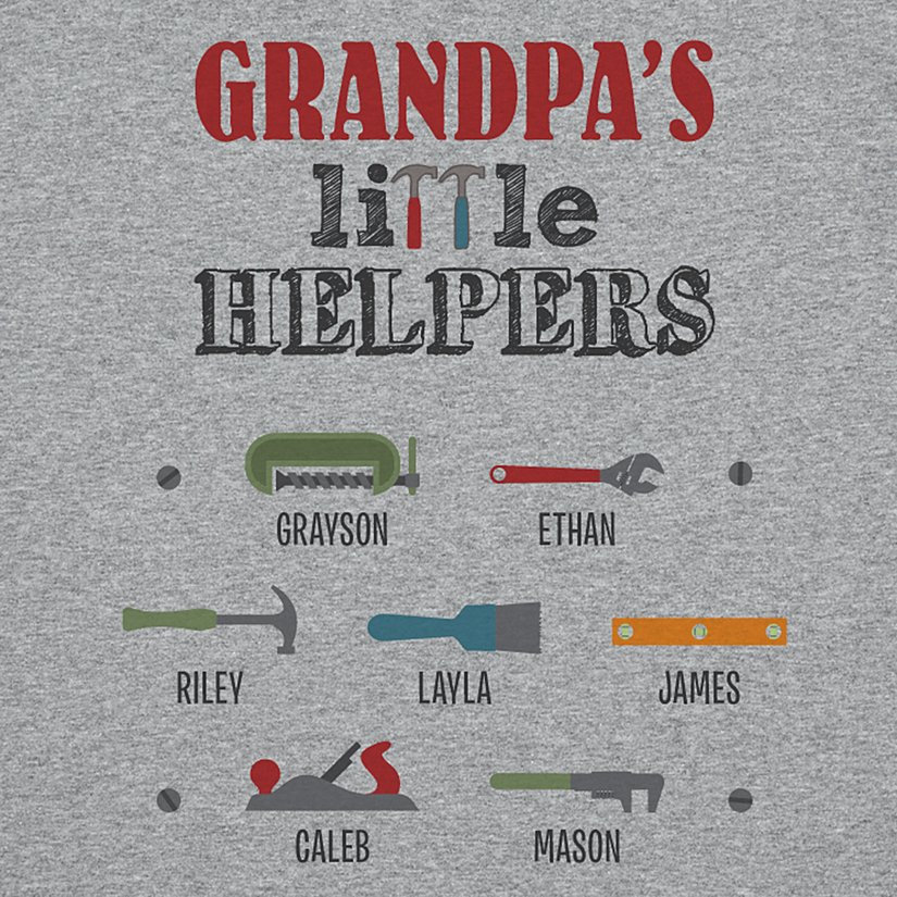 Little Helper's Tools Personalized T-Shirt